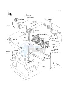 JH 1100 A [1100 ZXI] (A6-A8) [1100 ZXI] drawing FUEL TANK