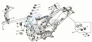 CITYCOM 125 drawing FRAME