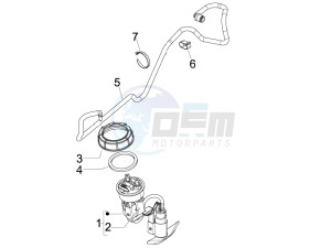 Beverly 300 ie Tourer e3 drawing Supply system