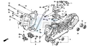 SK50M drawing CRANKCASE/OIL PUMP