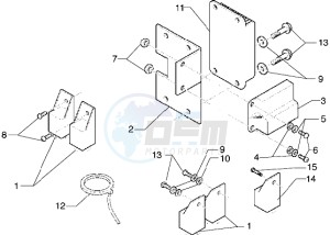 X9 500 drawing Relais - Decoder - Electronic control unit