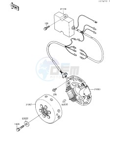 KX 250 G [KX250] (G1-G3) [KX250] drawing GENERATOR