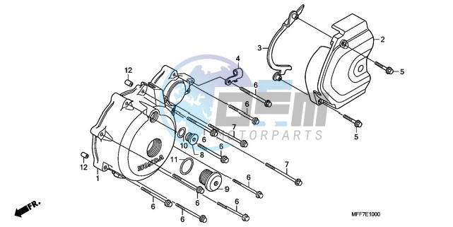 LEFT CRANKCASE COVER