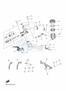 YZF600W YZF-R6 (BN6U) drawing FRONT MASTER CYLINDER