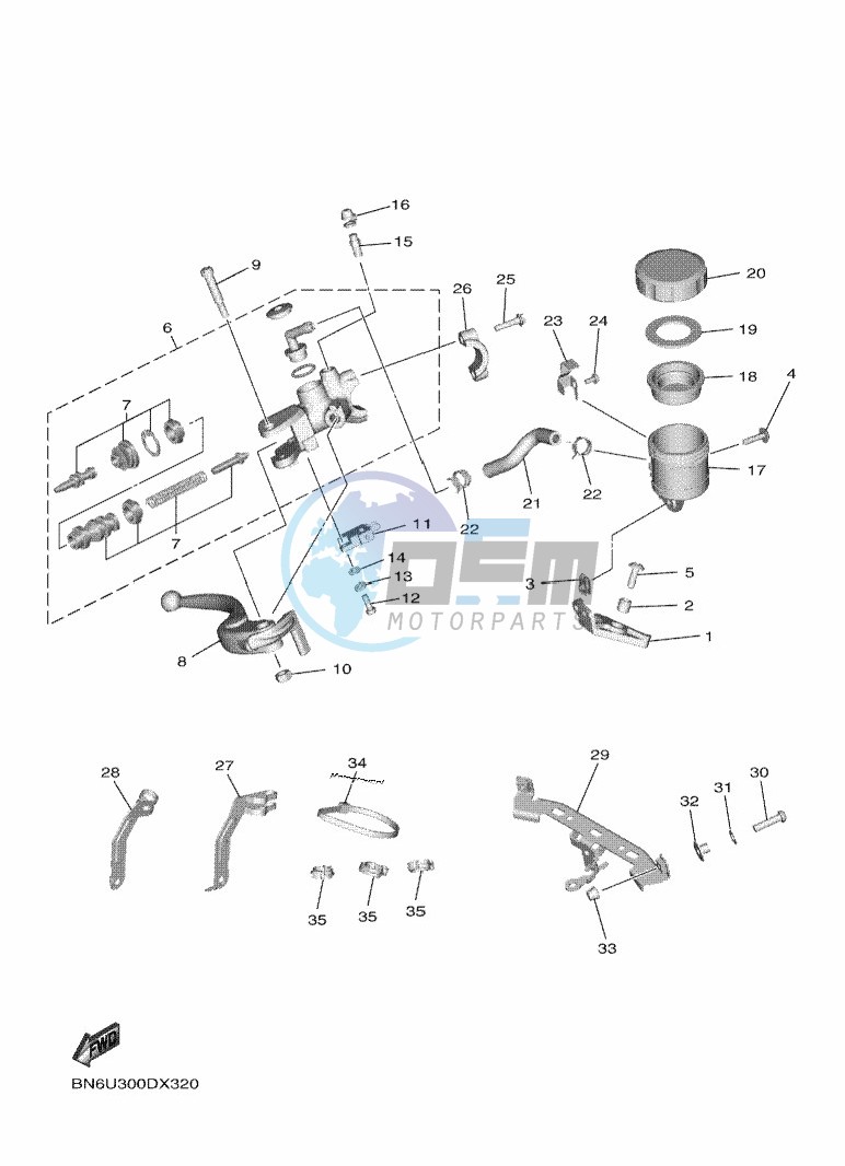 FRONT MASTER CYLINDER