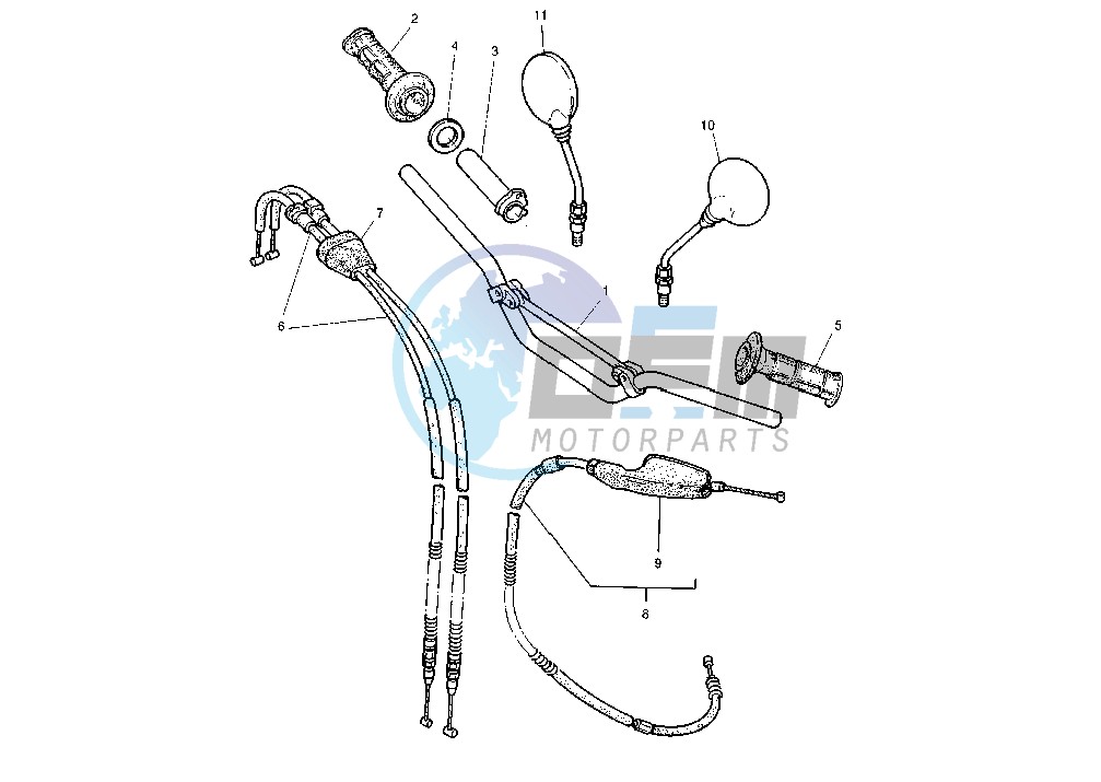 STEERING HANDLE -CABLE