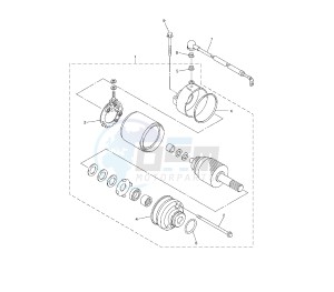 XJ6-F DIVERSION 600 drawing STARTING MOTOR