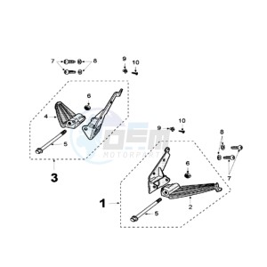 GEOPOLIS 250SC EU drawing FOOT SUPPORT