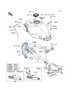 NINJA 250R EX250KBF GB XX (EU ME A(FRICA) drawing Fuel Tank