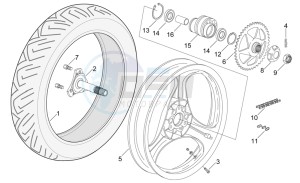 RS 50 drawing Rear Wheel