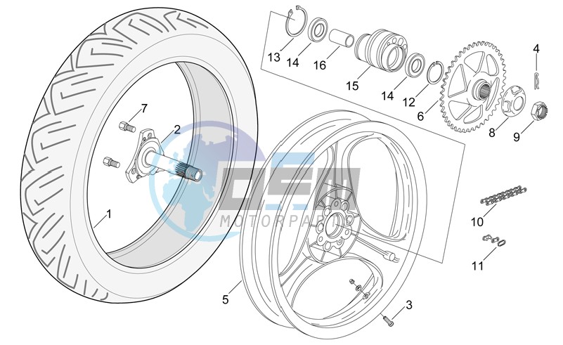 Rear Wheel