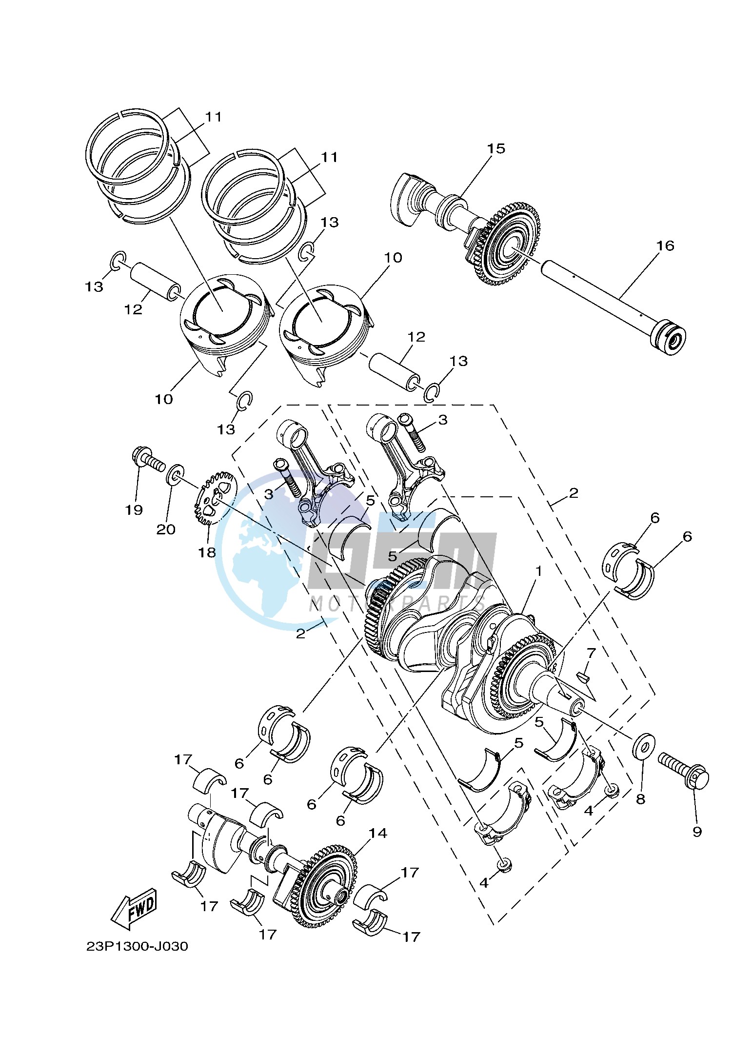 CRANKSHAFT & PISTON