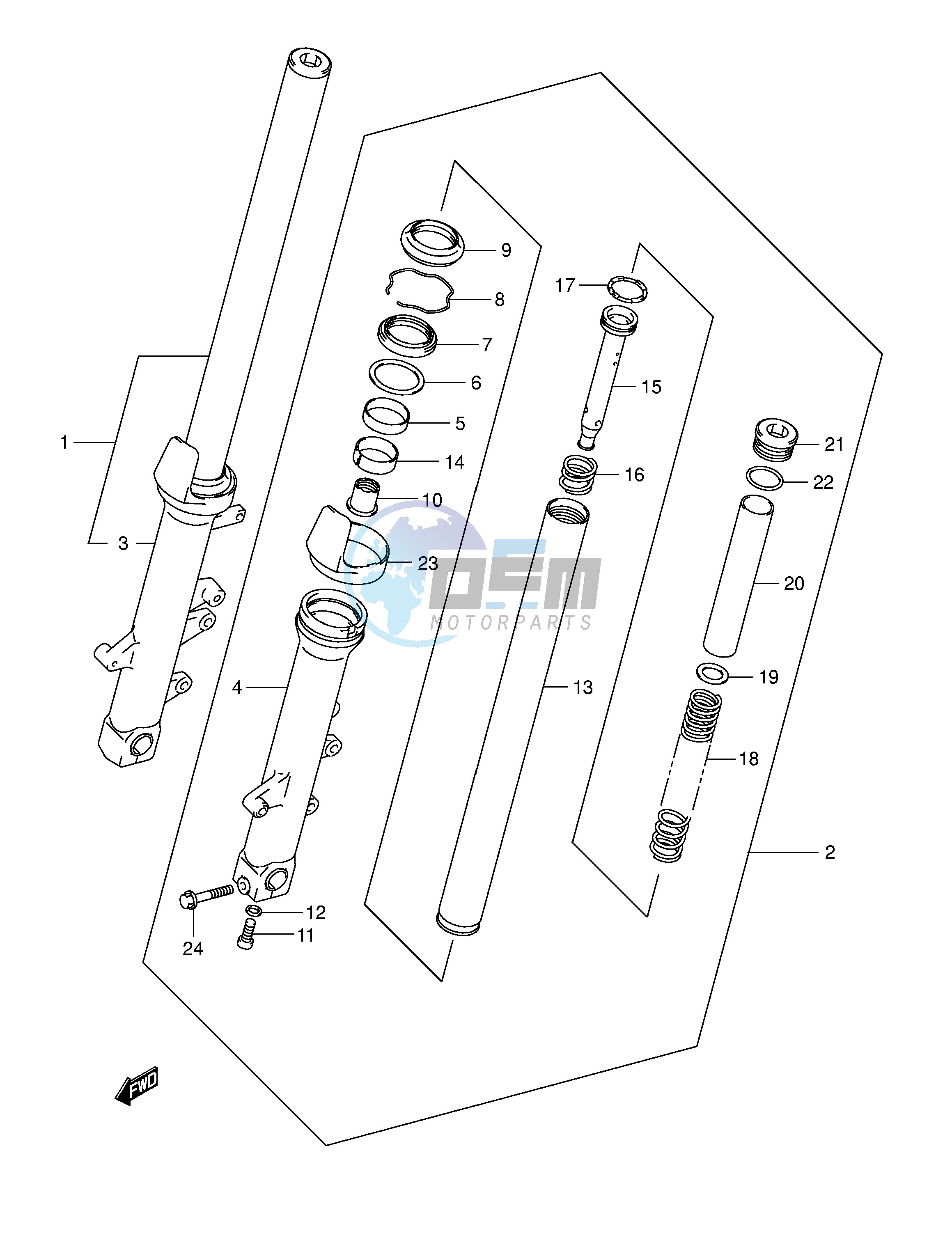 FRONT FORK DAMPER (MODEL K3)