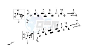 Joymax 300i ABS drawing IN-OUT  VALVE ROCKER ARM