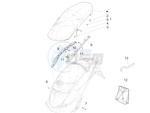 Liberty 125 iGet 4T 3V ie ABS (EMEA) drawing Saddle/seats