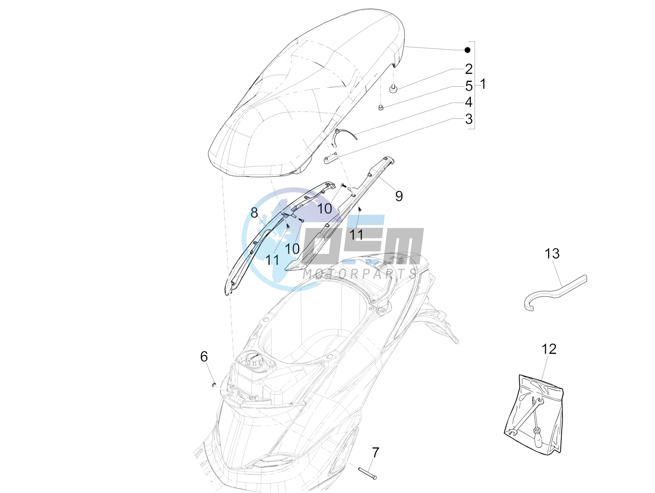 Saddle/seats