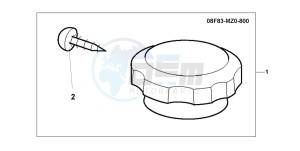 CB600F CB600F drawing CHRM RADIATOR CAP