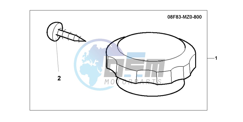 CHRM RADIATOR CAP