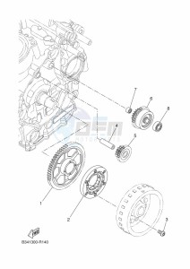 XSR700 MTM690-U (B9J3) drawing STARTER