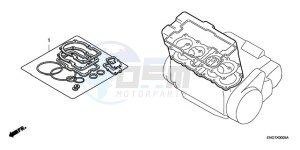 CB600F39 Europe Direct - (ED / ST 25K) drawing GASKET KIT A