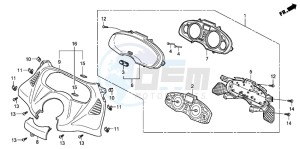 FES150 125 S-WING drawing SPEEDOMETER (FES1257/A7)(FES1507/A7)