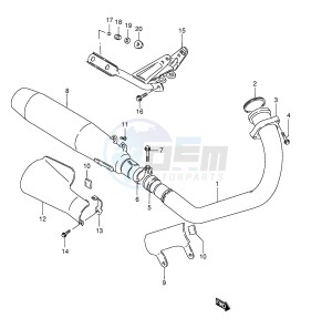 LS650 (E3-E28) SAVAGE drawing MUFFLER