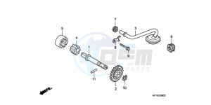 TRX450ER9 Australia - (U / SEL) drawing OIL PUMP