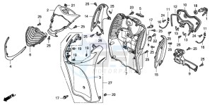 SH150R 125 drawing FRONT COVER