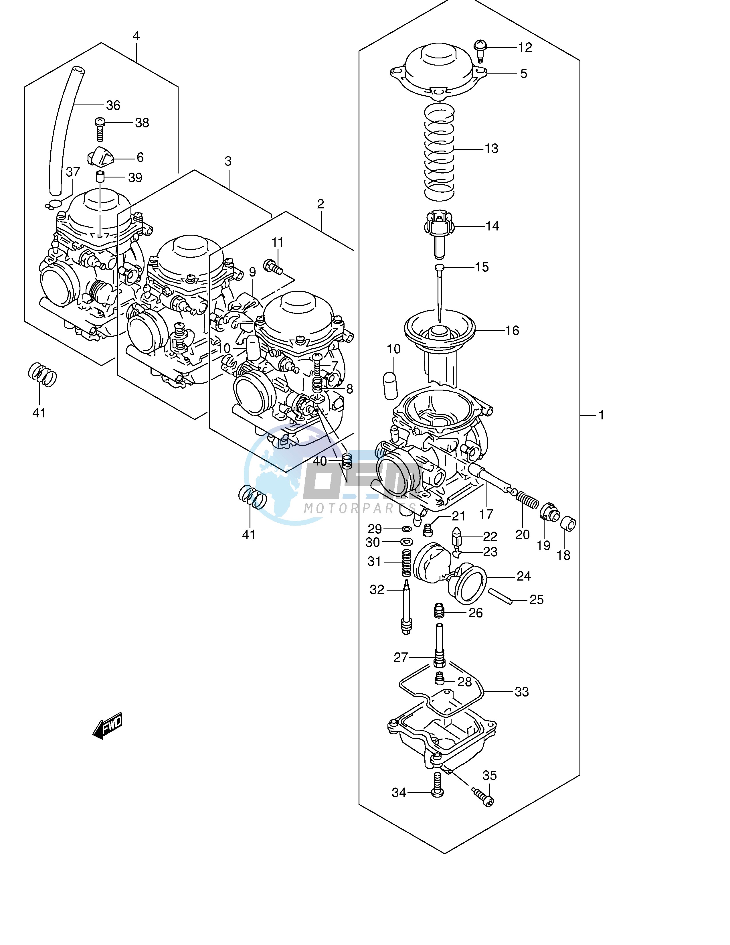 CARBURETOR (MODEL K4)