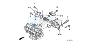 CB600F3A Europe Direct - (ED / ST 25K) drawing THERMOSTAT