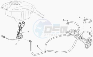 Griso V 850 IE IE drawing Fuel supply