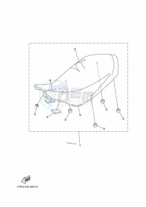 YFM700R (BCXH) drawing SEAT