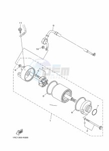 TRACER 900 GT MTT850D (B1J8) drawing STARTING MOTOR