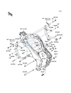 VERSYS_1000 KLZ1000AEF FR GB XX (EU ME A(FRICA) drawing Engine Mount