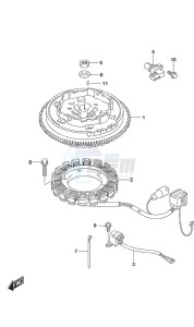 DF 30A drawing Magneto Electric Starter