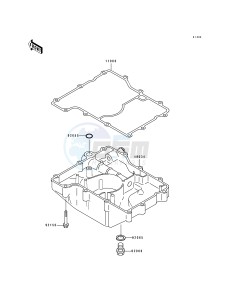 ZX 750 M [NINJA ZX-7R] (M1-M2) [NINJA ZX-7R] drawing BREATHER COVER_OIL PAN