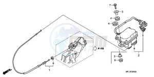 CBR1000RA9 UK - (E / ABS) drawing SERVO MOTOR