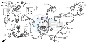 SH125R drawing WIRE HARNESS