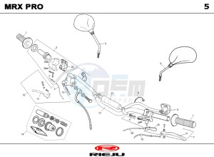 MRX-50-PRO-BLACK drawing WHEEL - BRAKES