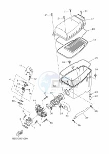 MT-125 MTN125-A (B6G3) drawing INTAKE