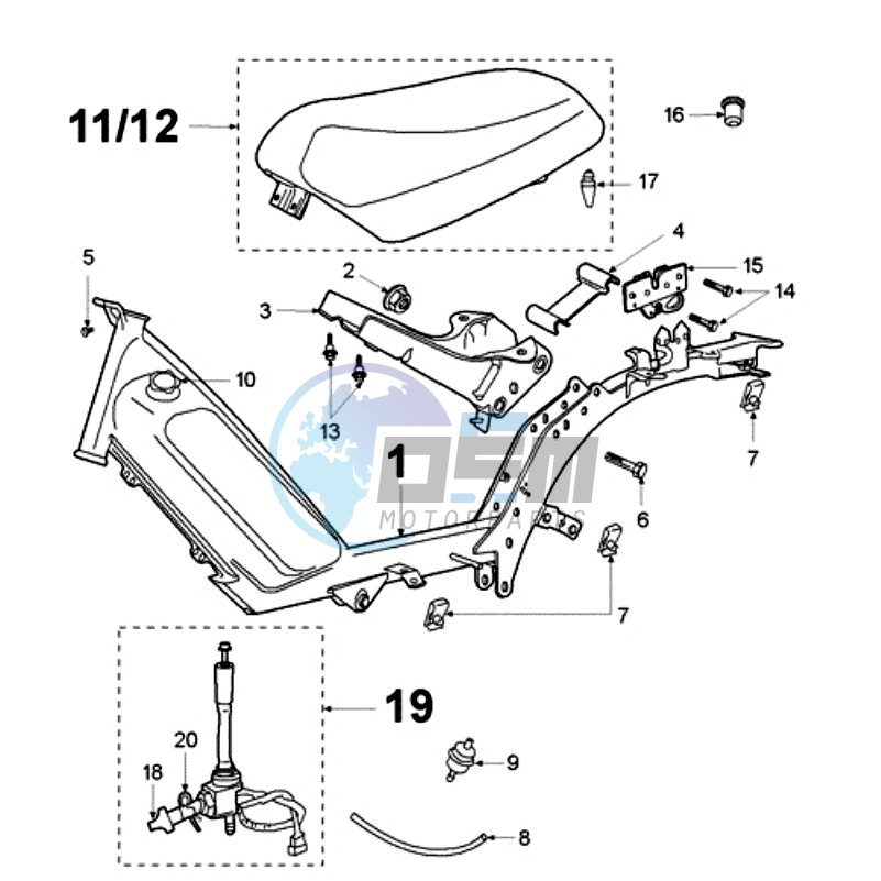 FRAME AND SADDLE