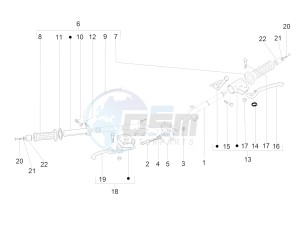 Liberty 50 4T PTT (B-NL) drawing Handlebars - Master cil.