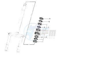 Liberty 50 drawing Steering bearing ball tracks