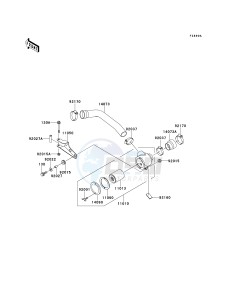 KAF 620 C [MULE 2500] (C6) [MULE 2500] drawing OPTIONAL PARTS-- AIR CLEANER-BEL CON- -