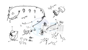 SENDA SM X-TREM - 50 CC 2T EU2 drawing WIRING HARNESS