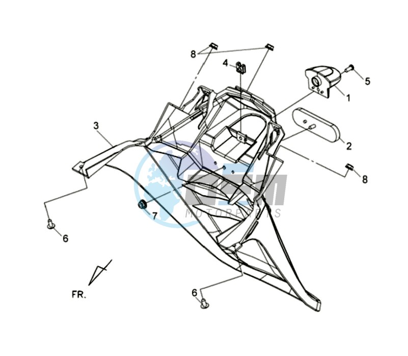 RR  FENDER ASSY