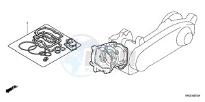 SH300A9 F / ABS CMF TBX drawing GASKET KIT A