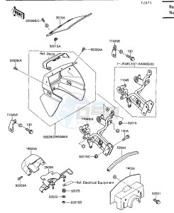 KL 650 A [KLR650] (A1-A5) [KLR650] drawing COWLING