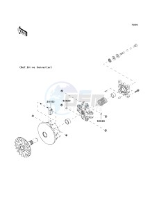 KAF400 A [MULE 610 4X4] (A1) A1 drawing OPTIONAL PARTS-- ENGINE- -