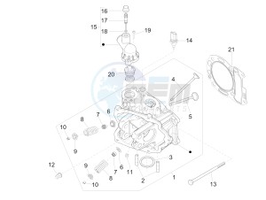 GTS 250 ABS drawing Head unit - Valve